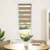 vidaXL Doppelrollo Sandbraun 40x100 cm Stoffbreite 35,9 cm Polyester 4014509 Bild 2
