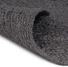 vidaXL Teppich Handgefertigt Jute Rund 150 cm Dunkelgrau 133667 Bild 2