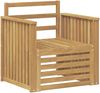 vidaXL Outdoor-Sofagarnitur Massivholz Akazie Weiß 3439091 Bild 2