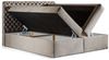 Boxspringbett Schlafzimmerbett WILLIAM 220x200cm in Stoff Bild 2