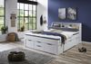 Funktionsbett Maxi 180x200 cm, mit Rolllattenrost mit 6 Bettschubladen und Stauraum-Polster-Kopfteil Bild 4