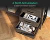 ODK Gaming Schreibtisch L Form LED USB Steckdosen Graueiche Bild 5
