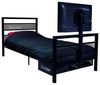 X Rocker Basecamp Metall Gaming-Bett mit TV-Halterung für Kinder & Jugendliche - schwarz Bild 4