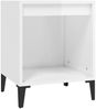 vidaXL Nachttische 2 Stk. Hochglanz-Weiß 40 x 35 x 50 cm [821879] Bild 5