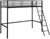 Lüttenhütt Hochbett Hayo, Topseller! Zeitloses Metallbett, in mehreren Farben (Gesamtmaße (B/T/H) ca. 208/159/186 cm) inkl. Lattenrost, Absturzsicherung und Leiter aus Metall Bild 3