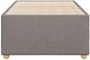 vidaXL Bettgestell ohne Matratze Taupe 100x200 cm Stoff 3284712 Bild 4
