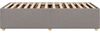 vidaXL Bettgestell ohne Matratze Taupe 100x200 cm Stoff 3284712 Bild 5
