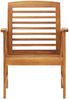 vidaXL Gartenstühle 2 Stk. Massivholz Akazie 310266 Bild 3