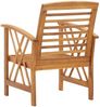 vidaXL Gartenstühle 2 Stk. Massivholz Akazie 310266 Bild 5