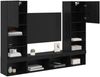vidaXL TV Wand Einheiten mit LED 5 pcs 40,5 x 30 x 102 cm 3402959 Bild 3