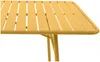 Vente-unique - MIRMANDE Garden dining set Metall Gelb - B 80 cm x H 74,5 cm x L 160 cm Bild 5
