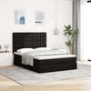 vidaXL Ottoman-Bett mit Matratze & LEDs Schwarz 140x200 cm Stoff 3314178 Bild 4