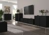 Selsey 'Oktio' TV-Möbel 2-türig, schwarz-graphit, ca. 50 x 121 x 41 cm Bild 2