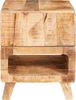vidaXL Beistelltisch mit Regal Braun 40 x 40 x 49 cm Massivholz Mango 4104553 Bild 4