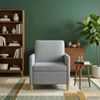 vidaXL Sofa mit Stauraum Hellgrau 72 x 78 x 87 cm Polyester 42036863 Bild 3