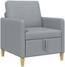 vidaXL Sofa mit Stauraum Hellgrau 72 x 78 x 87 cm Polyester 42036863 Bild 2