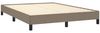 Bettgestell Taupe 140x200 cm Stoff [346724] Bild 4