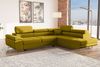 Stylefy Marokko Ecksofa Gelb Velours KRONOS Rechts Bild 2