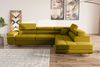 Stylefy Marokko Ecksofa Gelb Velours KRONOS Rechts Bild 3