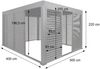 Mendler 'HWC-L46' Alu Pergola, Aluminium Anthrazit, 220 x 400 x 300 cm Bild 3