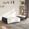vidaXL Schlafsofa 2-Sitzer Schwarz Kunstleder 375951 Bild 3
