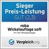 roba Wickelauflage 'Liebhabbär' 85 x 75 cm - PU beschichtet & 100% phthalatfrei - Beige / Weiß Bild 4