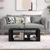vidaXL Couchtisch Schwarz 100x50x36 cm Holzwerkstoff 816521 Bild 3