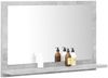 vidaXL Badspiegel Betongrau 60x10,5x37 cm Holzwerkstoff 804566 Bild 3