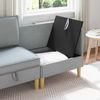 vidaXL Sofa mit Stauraum Stoff 42027066 Bild 3