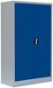 Stahl-Aktenschrank Metallschrank abschließbar Büroschrank Stahlschrank Lichtgrau/Blau 1200 x 800 x 383 mm 530291 Bild 5