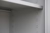 Stahl-Aktenschrank Metallschrank abschließbar Büroschrank Stahlschrank Lichtgrau/Blau 1200 x 800 x 383 mm 530291 Bild 3