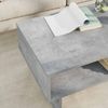 vidaXL Couchtisch Beton Grau 80 x 46 x 35 cm Holzwerkstoff 8000223 Bild 4