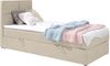 99rooms Larni Boxspringbett Kunstleder MADRYT Champagner 80x200 cm Bild 3
