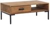 vidaXL Couchtisch 90x50x35 cm Massivholz Kiefer 349929 Bild 2