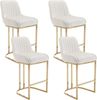 WAHSON OFFICE CHAIRS Barhocker Samt 2/4er Set Küchenhocker mit Lehne Bild 5