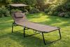 Linder Exclusiv GmbH Gartenliege Sonnenliege XXL klappbar mit Sonnendach Gartenliege verstellbar 150kg, Faltbare Gartenliege XXL mit Sonnendach, XXL Sonnenliege klappbar mit Sonnendach Gartenliege Relaxliege, 4-fach verstellbare Rückenlehne, klappbar, ... Bild 3