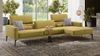 Sofanella Eckcouch SALERNO Stoffbezug Eckgarnitur Ecksofa in Dunkelgrau XL: 308 x 157 Breite x 97 Tiefe Bild 3