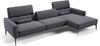 Sofanella Eckcouch SALERNO Stoffbezug Eckgarnitur Ecksofa in Dunkelgrau XL: 308 x 157 Breite x 97 Tiefe Bild 1