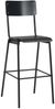 vidaXL Barhocker 4 Stk. Schwarz Massives Sperrholz Stahl 3054566 Bild 2