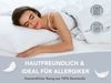 XDREAM Daunenkissen Premium, Kopfkissen 40x80 cm und 80x80 cm, entwickelt in Deutschland, Füllung: Daunen und Federn, Bezug: 100% Baumwolle, Rückenschläfer, Seitenschläfer, Bauchschläfer, Daunenkopfkissen, Bettkissen, Schlafkissen, für Allergiker geeignet Bild 3