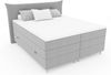 99rooms Zeus Boxspringbett 160x200 cm Strukturstoff INARI Pastellblau Taschen-Federung Bild 5