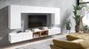 AX LIVING Wohnzimmer Wohnwände Kossana 23 – 300cm Weiß/Goldene Eiche Bild 4