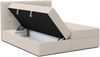 AX LIVING Boxspringbett Beige mit Bettkasten Belinai Bett 180x200 cm Bild 3