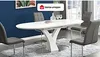 Vente-unique - TALARA Esstisch Holz, Platte Weiß - B 95 cm x H 76 cm x L 200 cm160 cm Bild 2