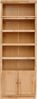 Home affaire Bücherregal Soeren, aus massiver Kiefer, Höhe 220 cm, mit 2 Holztüren, viel Stauraum Bild 2