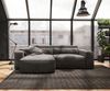 Ecksofa Sirpio 230x155 cm Mikrofaser Khakibraun Recamiere variabel Bild 2