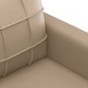 vidaXL 2-tlg. Sofagarnitur mit Kissen Cappuccino-Braun Kunstleder 3201362 Bild 5