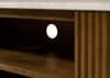 TV-Board Mango 180x36x51 braun lackiert / Marmor weiß BARCELONA #211 Bild 3