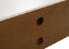 TV-Board Mango 180x36x51 braun lackiert / Marmor weiß BARCELONA #211 Bild 4