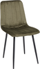 Esszimmerstuhl 4er Set KALISPELL Samtstoff Olivgrün Bild 4